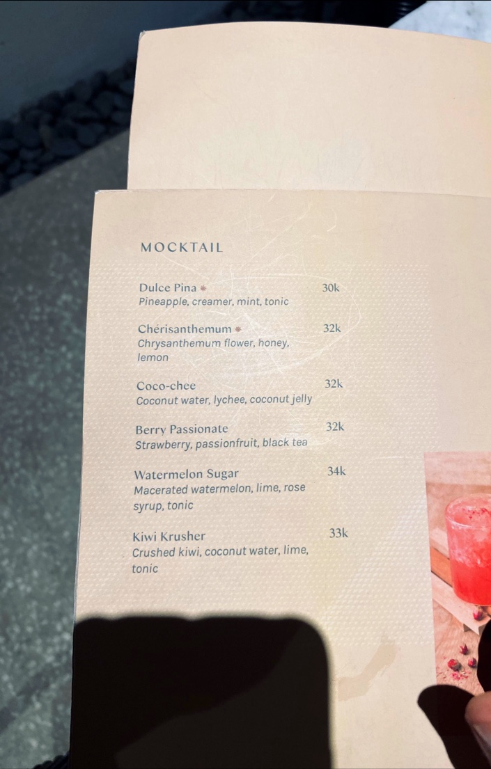 Chéri Patisserie & Brasserie Menu - Image 2