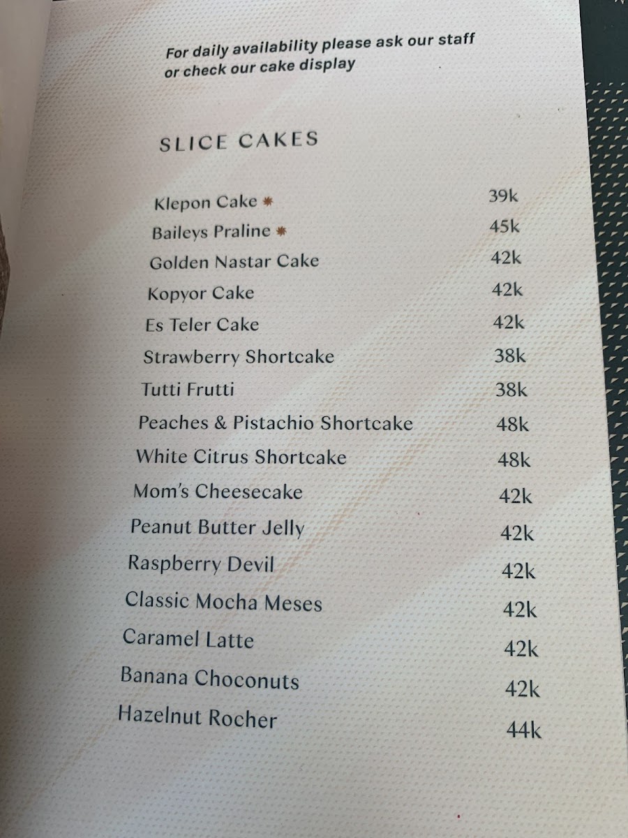 Chéri Patisserie & Brasserie Menu - Image 3